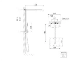 Steinberg Sensual Rain Brauseset 115 Cm -Hansgrohe Brause Geschaft hersteller steinberg sensual rain duschsysteme brauseset 2208985