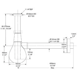 Victoria & Albert Kit 122 Geruchsverschluss