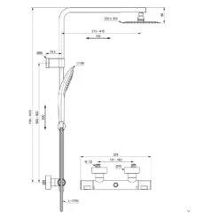 Ideal Standard Cera Therm T100 AP Duschsystem -Hansgrohe Brause Geschaft ideal standard badarmaturen ceratherm dusche t100 4992440