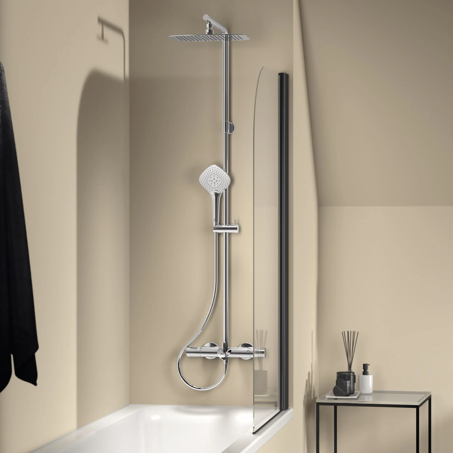 Ideal Standard CeraTherm T100 Duschsystem Aufputz 4 Ideal Standard CeraTherm T100 Duschsystem Aufputz – Bild 2