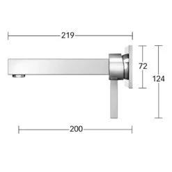 Keuco Edition 90 Square Einhebel-Waschtischmischer Für Unterputzmontage, Ausladung: 20 Cm -Hansgrohe Brause Geschaft keuco alle editionen 90 square badarmaturen 4901387