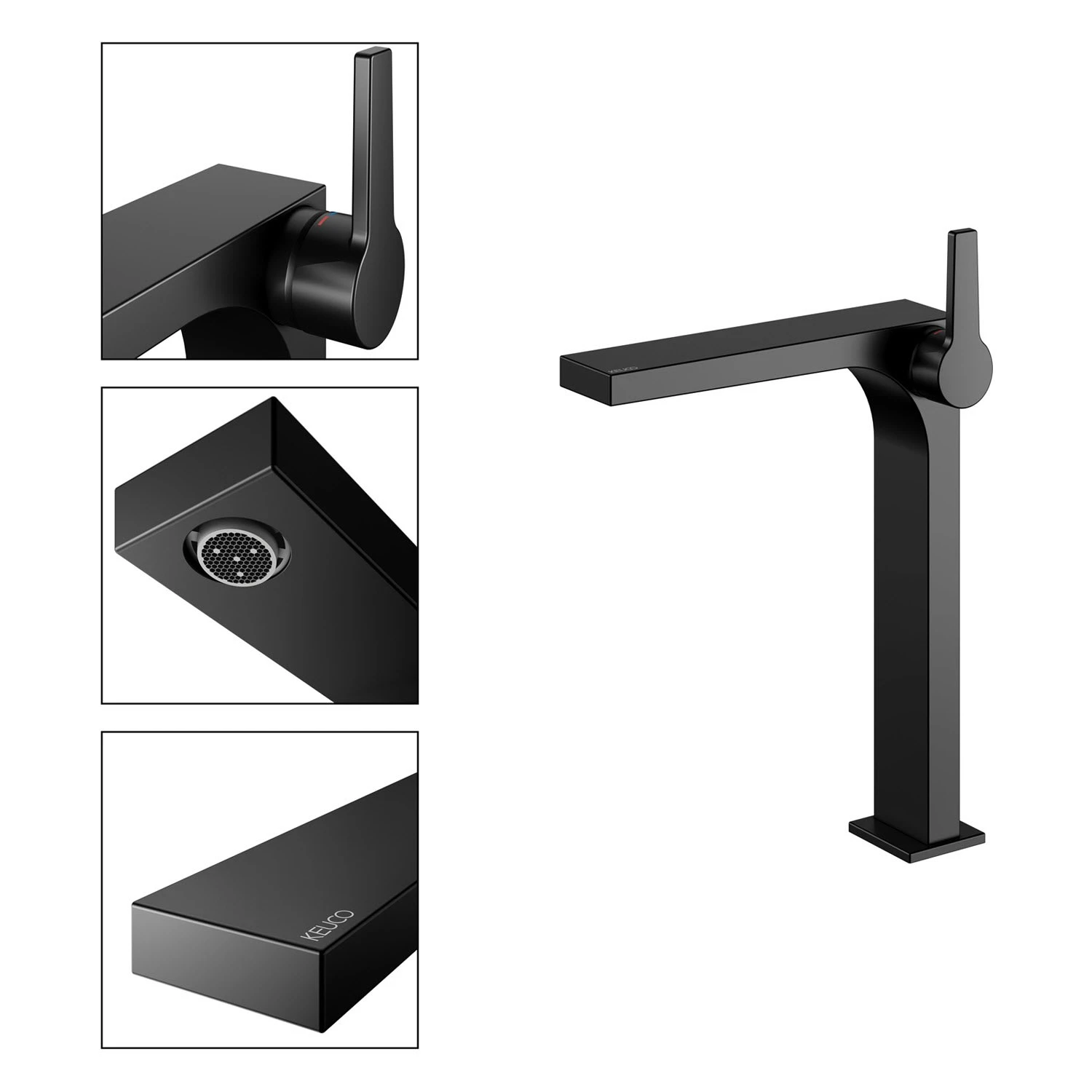 Keuco Edition 11 Black Selection Einhebel-Waschtischmischer Mit Erhöhtem Standfuß 8 Keuco Edition 11 Black Selection Einhebel-Waschtischmischer Mit Erhöhtem Standfuß – Bild 6