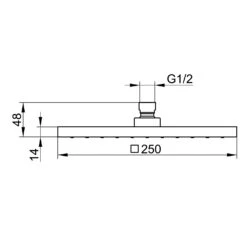 Keuco Black Selection Kopfbrause, Eckig -Hansgrohe Brause Geschaft keuco ixmo brausenprogramm black selection kopfbrause 6798219