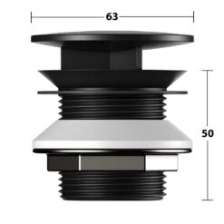 Keuco Black Selection Schaftventil G 1 1/4 -Hansgrohe Brause Geschaft keuco ixmo brausenprogramm black selection schaftventil 6823541