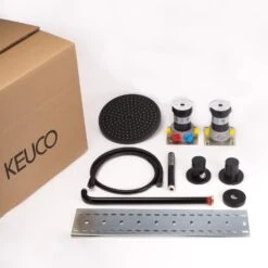 Keuco IXMO Black Selection Unterputz Duschsystem Mit Einhebelmischer, Stabhandbrause Und Kopfbrause, Runde Rosette 11 Keuco IXMO Black Selection Unterputz Duschsystem Mit Einhebelmischer, Stabhandbrause Und Kopfbrause, Runde Rosette -Hansgrohe Brause Geschaft keuco ixmo komplettset black selection unterputz 8679493