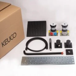Keuco IXMO Black Selection Unterputz Duschsystem Mit Einhebelmischer, Stabhandbrause Und Kopfbrause, Eckige Rosette 11 Keuco IXMO Black Selection Unterputz Duschsystem Mit Einhebelmischer, Stabhandbrause Und Kopfbrause, Eckige Rosette -Hansgrohe Brause Geschaft keuco ixmo komplettset black selection unterputz 8679496