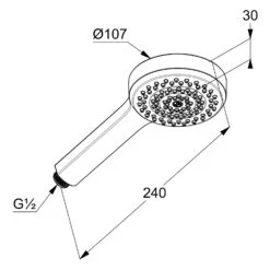 Kludi DIVE Handbrause SDIVE 1S 7 Kludi DIVE Handbrause SDIVE 1S -Hansgrohe Brause Geschaft kludi dusche kollektionen dive handbrause 12326966