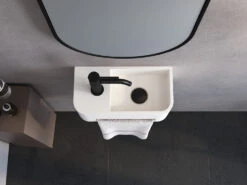 Kronenbach Lima 2.0 Black Waschtischeinhebelmischer Ohne Ablaufgarnitur -Hansgrohe Brause Geschaft kronenbach badarmaturen lima 2 waschtisch black 11029459