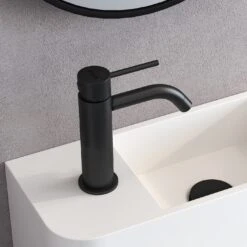 Kronenbach Lima 2.0 Black Waschtischeinhebelmischer Ohne Ablaufgarnitur -Hansgrohe Brause Geschaft kronenbach badarmaturen lima 2 waschtisch black 11058355