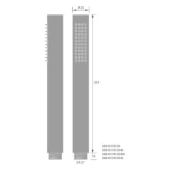 Kronenbach SUPRA STICK 2.0 Stabhandbrause Rund