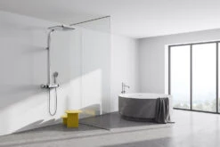 Kronenbach Duschsystem Aufputz Mit Smart Push Thermostat Und Glasablage -Hansgrohe Brause Geschaft kronenbach duschsysteme mit smartpush thermostat und 6840089