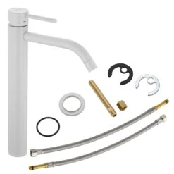 Kronenbach Lima 2.0 White Waschtischeinhebelmischer XXL Für Schalenbecken -Hansgrohe Brause Geschaft kronenbach lima 2 white waschtisch waschtischeinhebelmischer 4171765