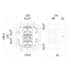 Kronenbach Kronbox Smart Push Universal-Grundkörper
