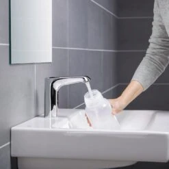 Schell XERIS Elektronische Waschtisch-Armatur E HD-M Mid. -Hansgrohe Brause Geschaft schell waschtischarmaturen xeris elektronische hd mid 6922283