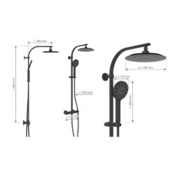 Schütte MADURA FRESH Regendusche Mit Thermostat Duscharmatur, Handbrause Mit 3 Funktionen 12 Schütte MADURA FRESH Regendusche Mit Thermostat Duscharmatur, Handbrause Mit 3 Funktionen -Hansgrohe Brause Geschaft schuette duschsysteme madura fresh regendusche mit 12499100