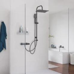 Schütte MALLORCA Duschsystem Mit Kopfbrause Und Handbrause, Ohne Armatur -Hansgrohe Brause Geschaft schuette duschsysteme mallorca mit kopfbrause und 12499203