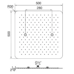 Steinberg Serie 390 Regenpaneel 50 X 50 Cm -Hansgrohe Brause Geschaft steinberg sensual rain regenbrausen serie 390 11636583