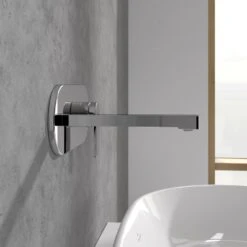 Villeroy & Boch Architectura Einhebel-Waschtischarmatur Mit Push-Open-Ablaufgarnitur -Hansgrohe Brause Geschaft villeroy boch alle kollektionen architectura armaturen 12108735