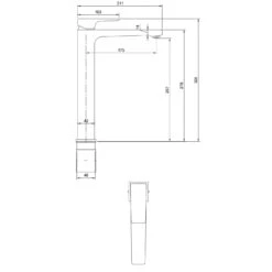 Villeroy & Boch Architectura Square Einhebel-Waschtischarmatur Erhöht -Hansgrohe Brause Geschaft villeroy boch alle kollektionen architectura armaturen 12109158