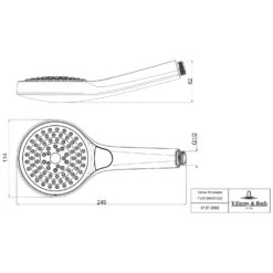 Villeroy & Boch Verve Showers Handbrause Mit Drei Strahlarten -Hansgrohe Brause Geschaft villeroy boch alle kollektionen verve showers 9588176