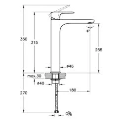 VitrA Root Round Einhebel-Waschtischmischer L Ohne Ablaufgarnitur -Hansgrohe Brause Geschaft vitra armaturen root round waschtisch einhebel 9151412